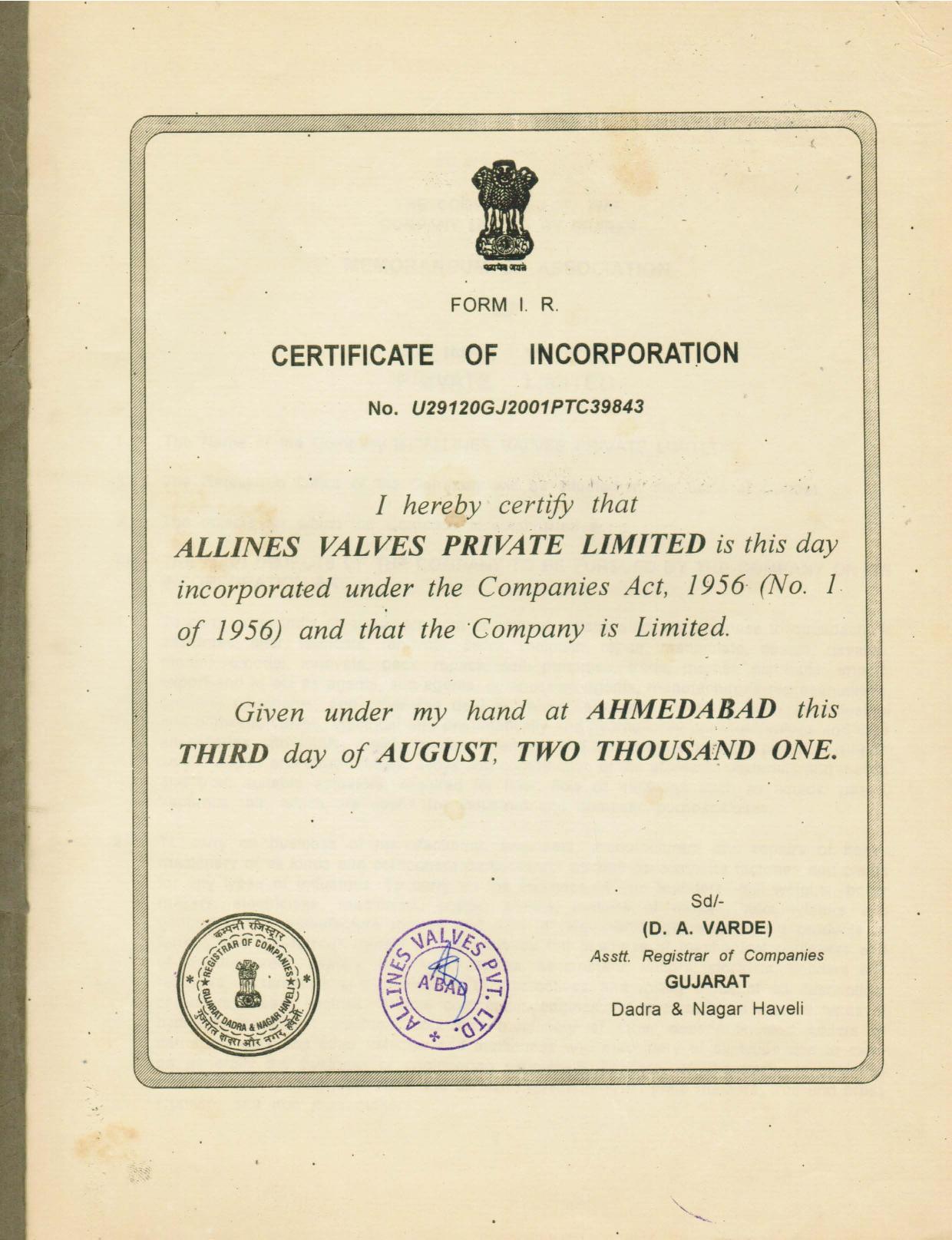 Certificate 2